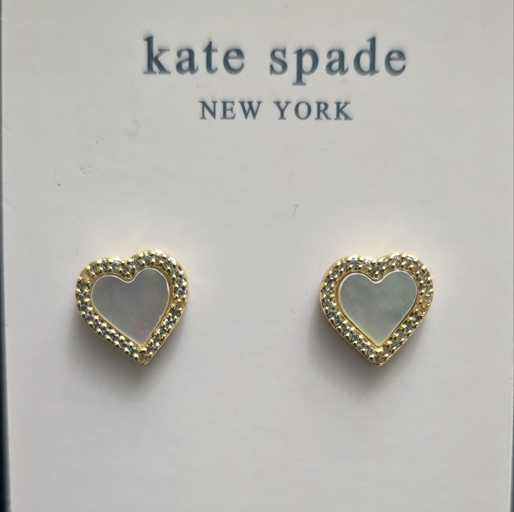 Kate Spade Heart Studs